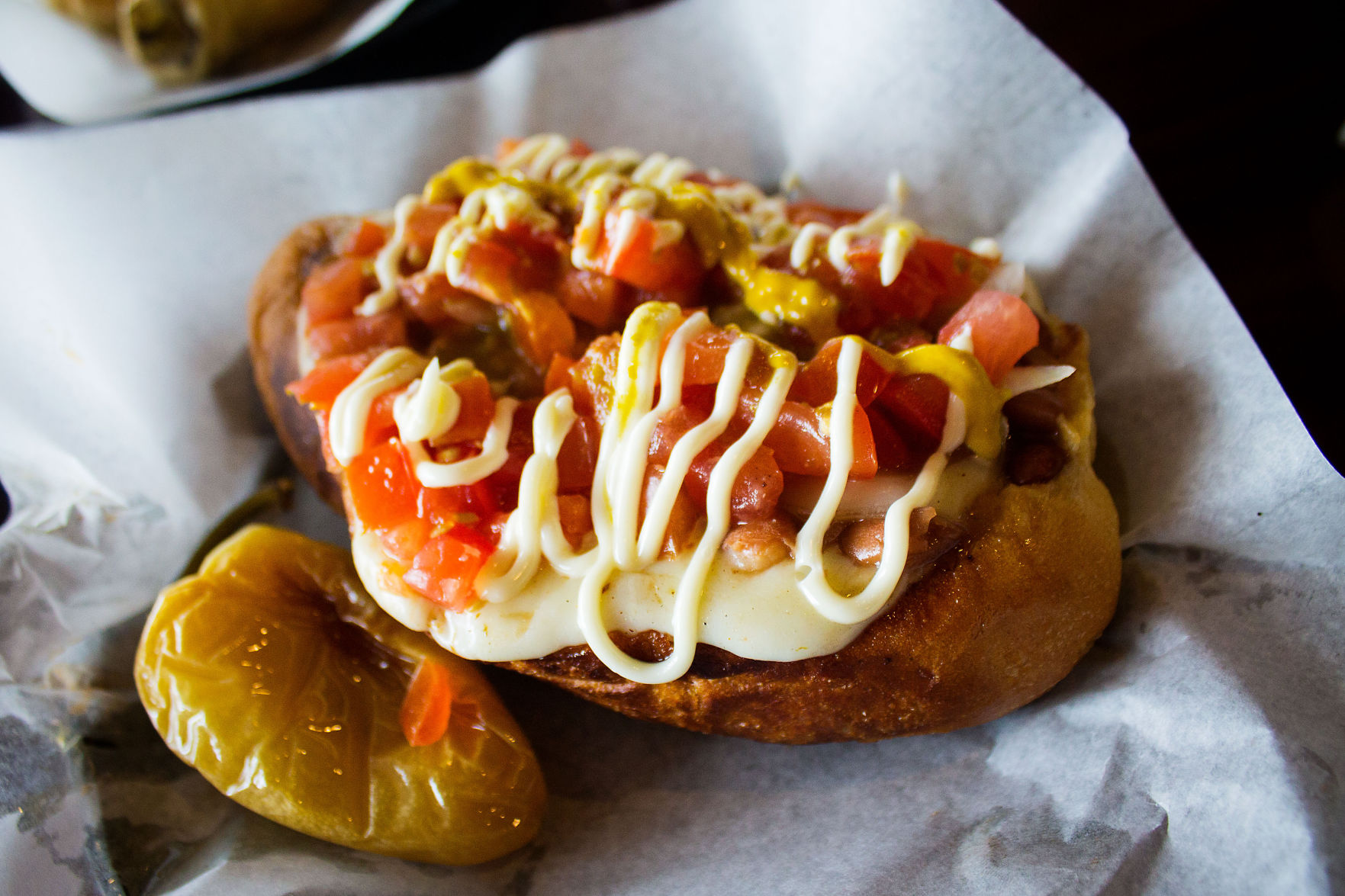Chipilon hot dog at Sonora's Famous